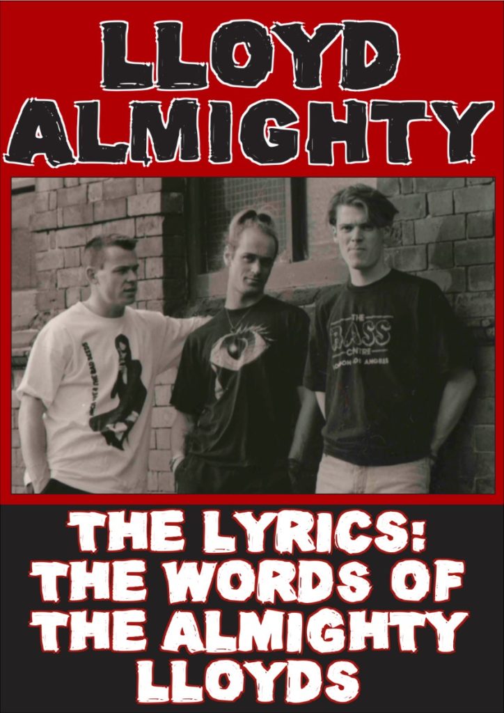 Front cover of Lloyd Almighty Lyrics-Book, by Andy Pacino