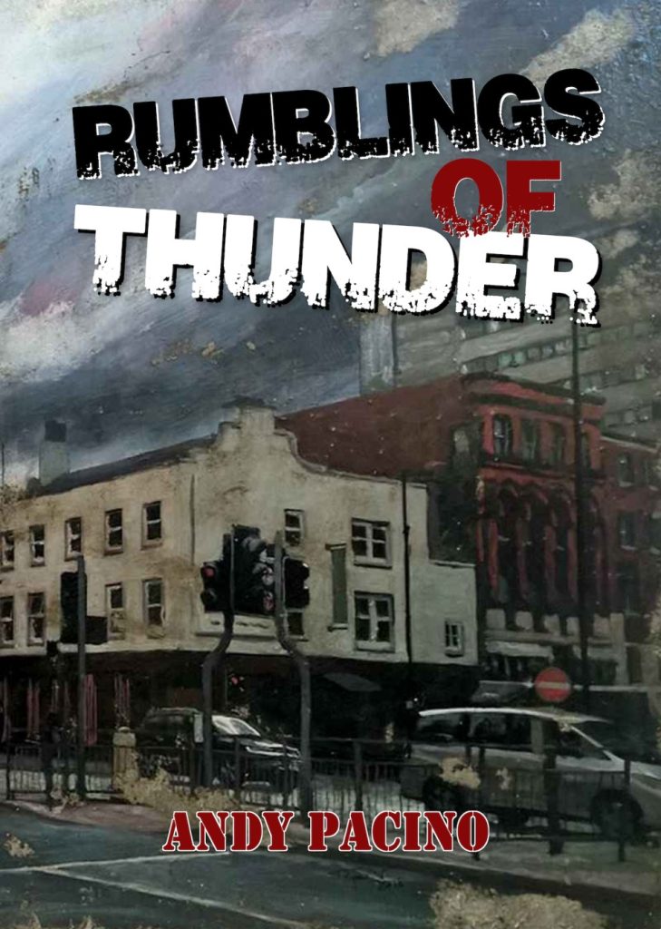 Front cover of poetry collection by Andy Pacino, Rumblings of Thunder